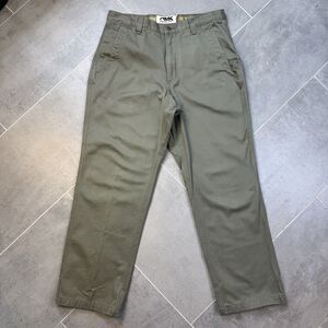 Mountain Khakis Teton Twill Pants 34x30 Sage Green Workwear